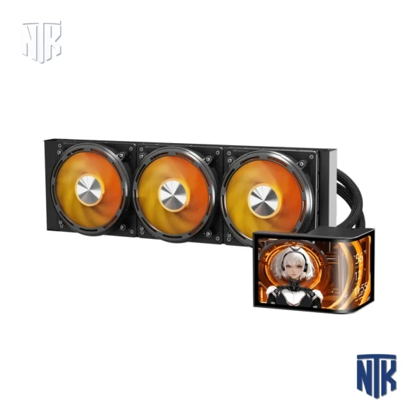 Tản Nhiệt Nước AIO CPU DarkFlash UV360 Black | 360mm | LCD OLED Cong 6.67