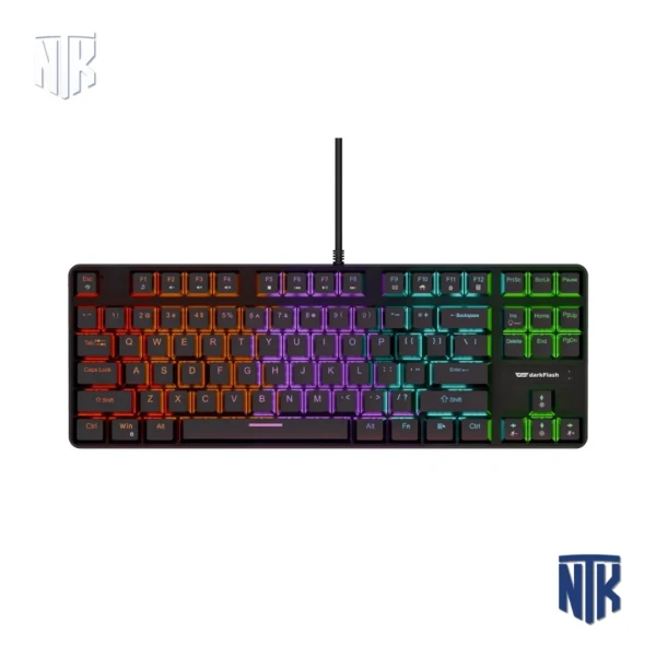 Bàn Phím Cơ Gaming darkFlash G87 | TKL 87 Phím | Blue Switch | 26-Key Anti-Ghosting | LED Rainbow | USB