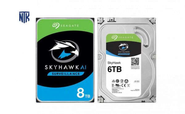 Ổ cứng HDD Camera Seagate Skyhawk AI 8TB 7200rpm 256MB - ST8000VE001