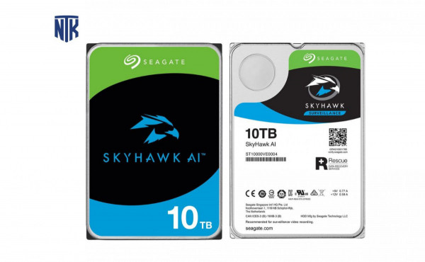 Ổ cứng Seagate Skyhawk AI 10TB 7200rpm 256MB - ST10000VE001 