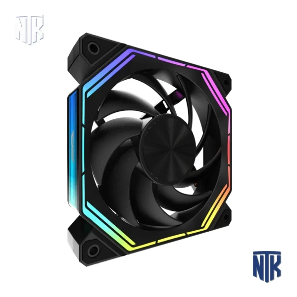  Quạt Tản Nhiệt DARKFLASH INF34 ARGB Black | 120mm | Forward/Reverse | Hub LED | 2000RPM 