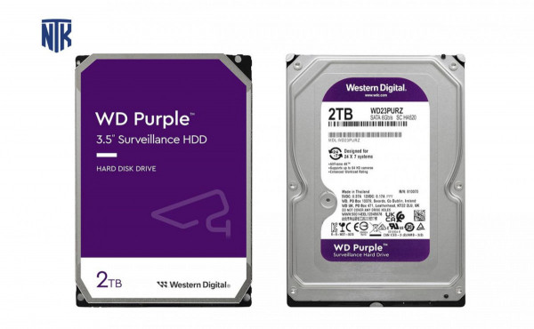 Ổ cứng Camera Western Digital Purple 2TB 5400rpm 64MB - WD23PURZ 