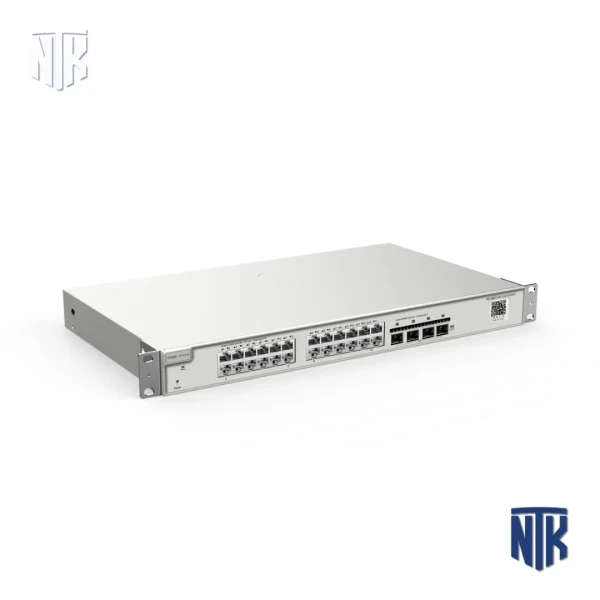 Thiết bị chuyển mạch Ruijie Reyee RG-NBS5100-24GT4SFP | Layer 3 | 24 Cổng Gigabit | 4 SFP | 56Gbps