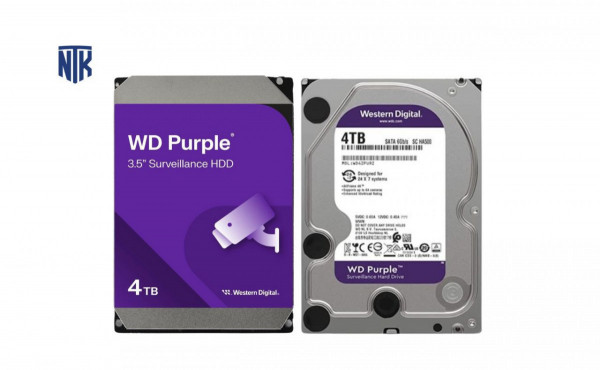 Ổ cứng Camera Western Digital Purple 4TB 5400rpm 256MB - WD43PURZ 