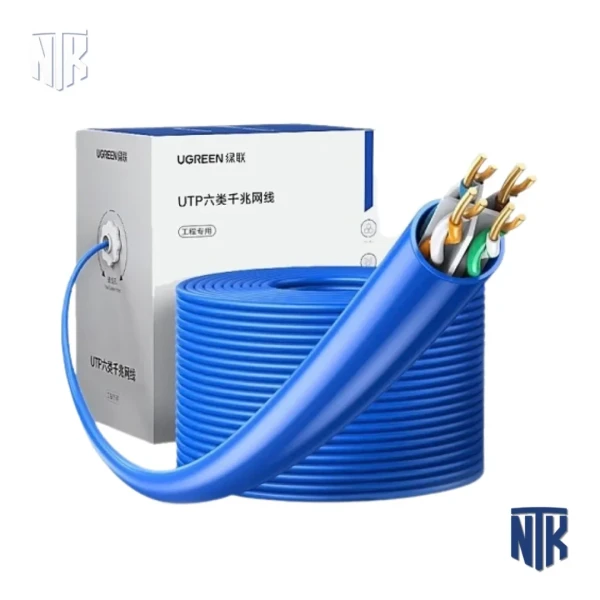 Cáp Mạng Cat6 UTP Ugreen 11259 | 305m | 23AWG | Lõi Đồng | 250MHz 