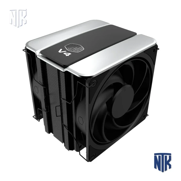 Tản Nhiệt Khí CPU Cooler Master V4 Alpha 3DHP Black | 2 Fan 120mm | Socket Intel AM5 AM4