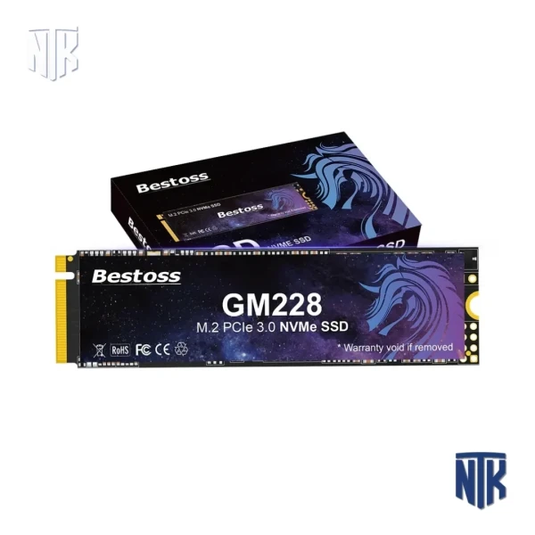 Ổ cứng SSD Bestoss GM228 256GB | PCIe Gen3x4 NVMe | M.2 2280 | 3D TLC NAND | Đọc 2300MB/s