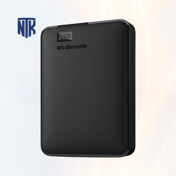 Ổ cứng di động HDD 4TB WD Elements WDBU6Y0040BBK-WESN | USB-A 3.2 Gen 1 (5Gbps) | Màu đen
