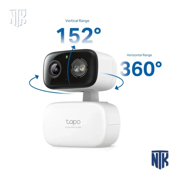 Camera AI TP-Link Tapo C216 | 2K 3MP | Xoay Quét 360° | Trong Nhà/Ngoài Trời IP65 | Màu Ban Đêm | Đàm Thoại 2 Chiều