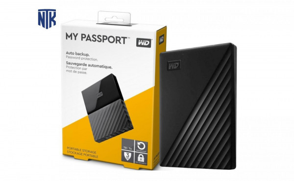 Ổ cứng GN WD my PassPort 1TB (Đen) 2.5inch 3.2-WDBYVG0010BBK-WESN