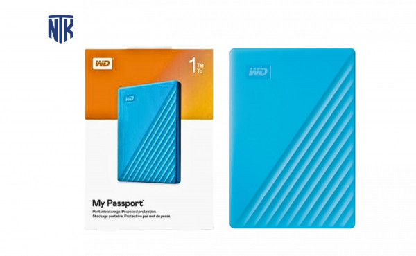 Ổ cứng GN WD my PassPort 1TB Blu 2.5inch 3.2-WDBYVG0010BBL-WESN