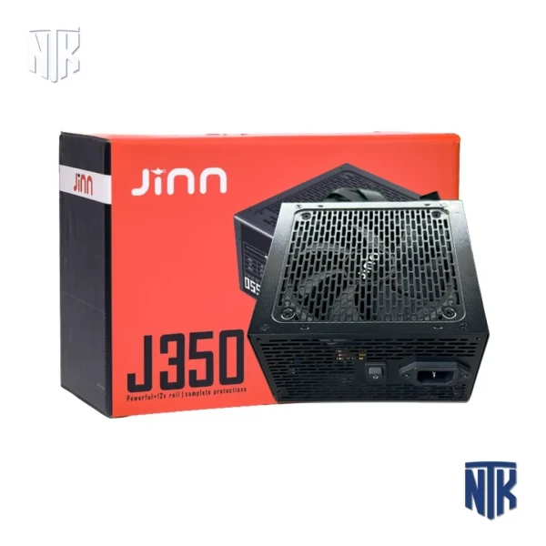 Nguồn máy tính Jinn J350 350W ATX | 24+4 pin | Quạt 12cm 