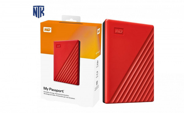 Ổ cứng GN WD my PassPort 1TB (Đỏ) 2.5inch 3.2- WDBYVG0010BRD-WESN