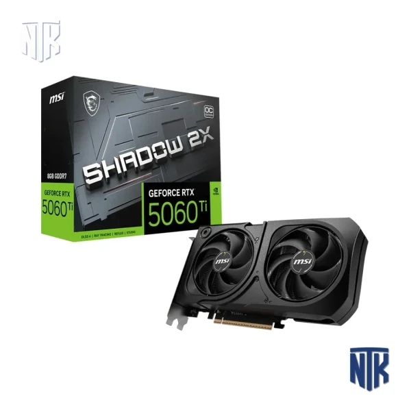 VGA MSI GeForce RTX 5060 Ti 8G SHADOW 2X OC PLUS | 8GB GDDR7 128-bit | PCIe 5.0