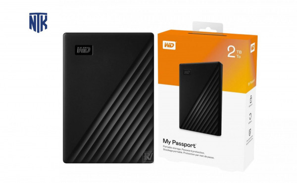 Ổ cứng GN WD my PassPort 2TB (Đen) 2.5inch 3.2-WDBYVG0020BBK-WESN