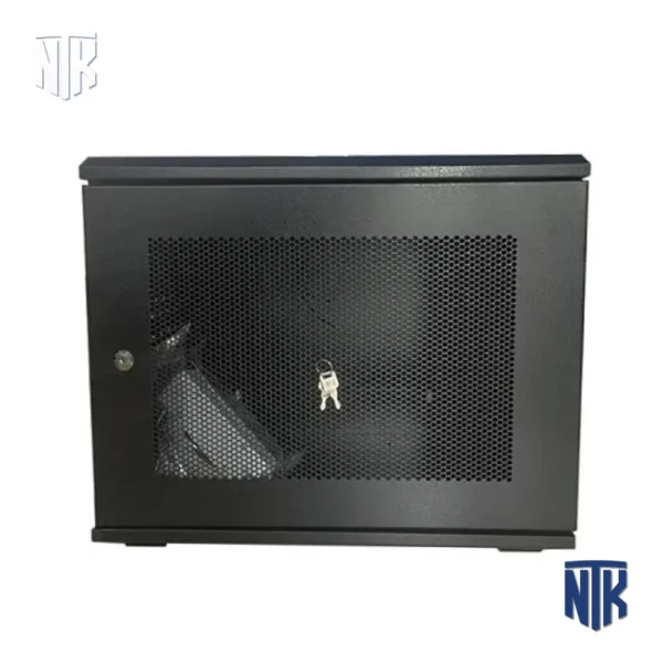 Tủ Rack Treo Tường 9U D600 19 inch | Màu Đen| Cửa Lưới