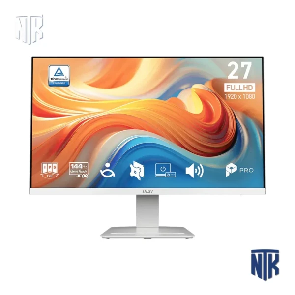 Màn hình MSI PRO MP273W E14A | 27 inch | FHD | IPS | 144Hz | 1ms | Trắng | Có Loa