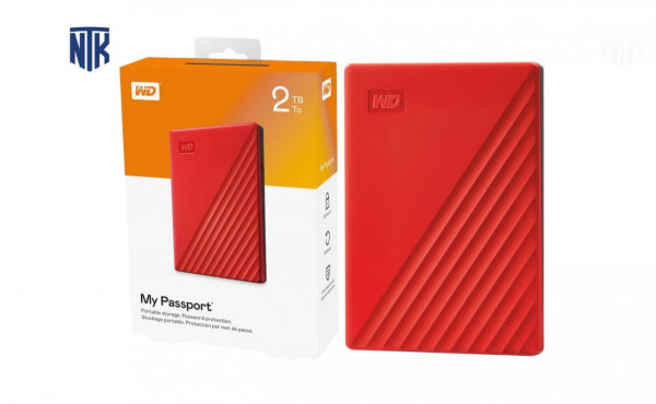 Ổ cứng GN WD my PassPort 2TB (Đỏ) 2.5inch 3.2 - WDBYVG0020BRD-WESN