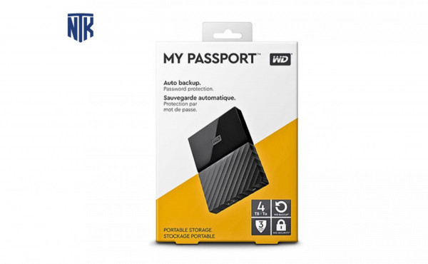 Ổ cứng GN WD my PassPort 4TB (Đen) 2.5inch 3.2 - WDBPKJ0040BBK-WESN 