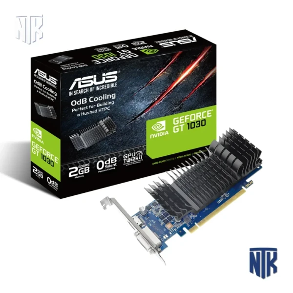 Card Màn Hình ASUS GT1030-SL-2G-BRK | GeForce GT 1030 2GB GDDR5 64-bit Silent Fanless