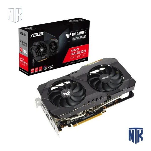 Card Màn Hình ASUS TUF-RX6500XT-O4G-GAMING | Radeon RX 6500 XT 4GB GDDR6 OC Edition