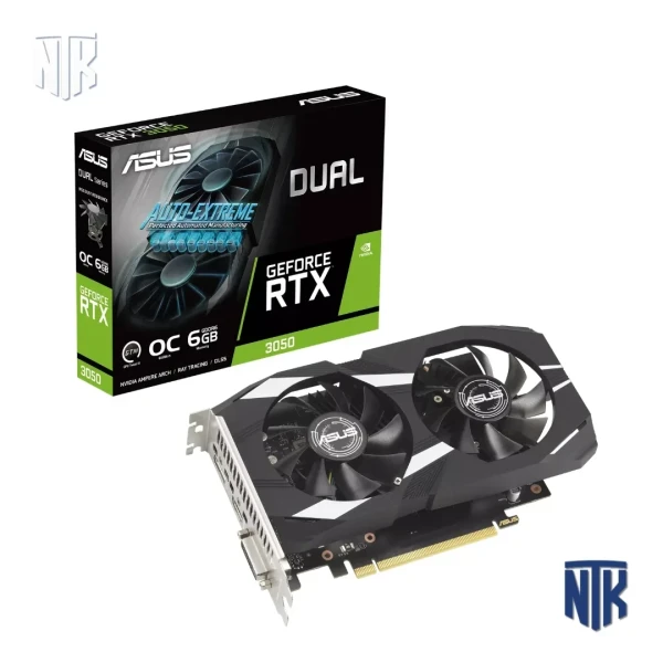 Card Màn Hình ASUS DUAL GeForce RTX 3050 6GB | GDDR6 96-bit OC Edition