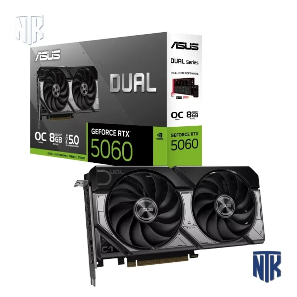 Card Màn Hình ASUS DUAL GeForce RTX-5060 O8G GDDR7 |128-bit OC Edition