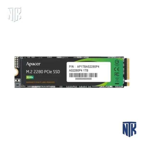 Ổ cứng SSD Apacer AS2280P4U AP1TBAS2280P4U-1 | 1TB | M.2 2280 PCIe Gen3 x4 | 3500MB/s