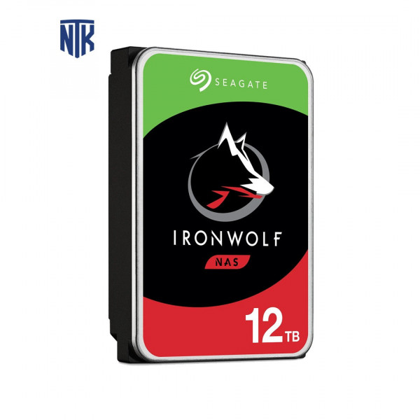 Ổ cứng Nas HDD 12TB Seagate Ironwolf (ST12000VN0008) | 3.5 inch · 7200rpm · SATA III 6Gb/s | NASware · RAID
