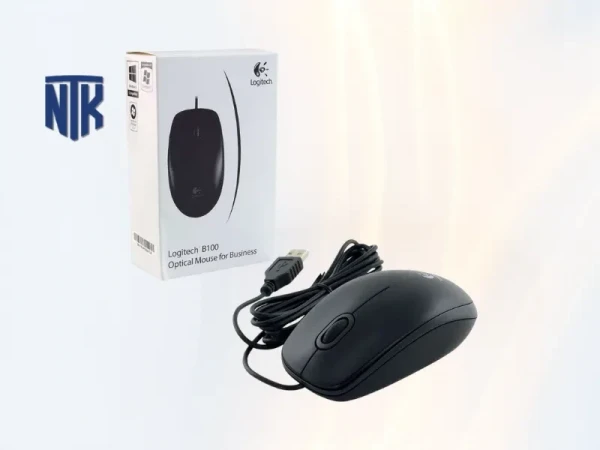Chuột máy tính Logitech B100 (Black) | 1000dpi | 180 cm | 3 nút