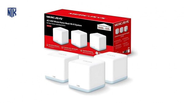 Bộ Phát Wifi Mesh Mercusys Halo H30 3 Pack Chuẩn Tốc Độ AC1200Mbps