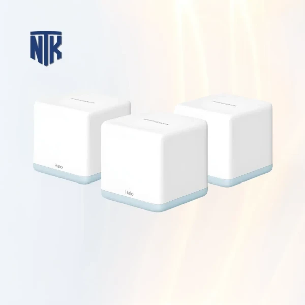 Mesh WiFi 5 Mercusys Halo H30 (3-Pack) | 867Mbps/ 5GHz + 300Mbps/2.4GHz | MU-MIMO/Beamforming AD