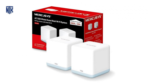 Bộ Phát Wifi Mesh Mercusys Halo H30 2 Pack Chuẩn Tốc Độ AC1200Mbps