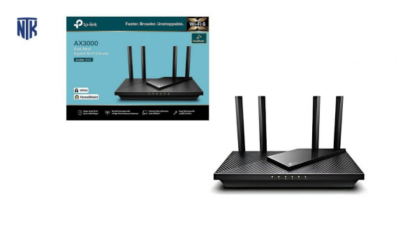 Bộ phát wifi 6 TP-Link Archer AX55 (Chuẩn AX/ AX3000Mbps/ 4 Ăng-ten ngoài/ Wifi Mesh/ 35 User)