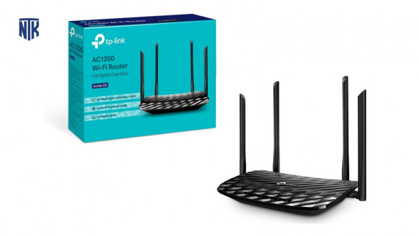 Bộ phát wifi TP-Link Archer C6 V2 (Chuẩn AC/ AC1200Mbps/ 4 Ăng-ten ngoài/ 35 User)