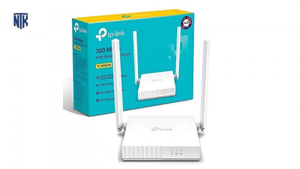 Bộ phát wifi TP-Link TL-WR820N (Chuẩn N/ 300Mbps/ 2 Ăng-ten ngoài/ 15 User)