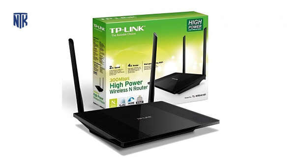 Bộ phát wifi TP-Link TL-WR841HP (Chuẩn N/ 300Mbps/ 2 Ăng-ten ngoài 9dBi/ Xuyên tường/ 25 User)