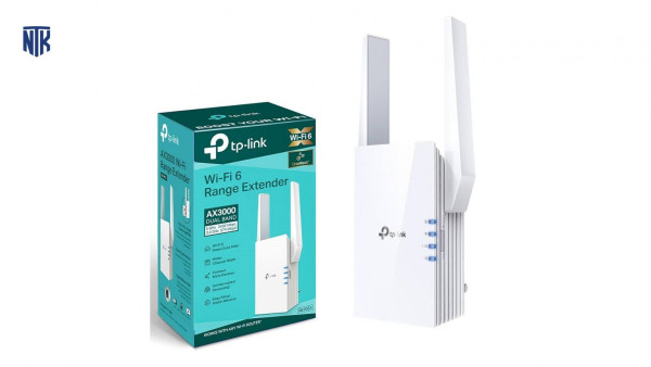 Bộ mở rộng sóng wifi TP-Link RE705X (Chuẩn AX/ AX3000Mbps/ 2 Ăng-ten ngoài/ Wifi Mesh/ 35 User)