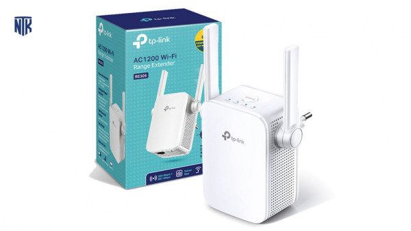 Bộ mở rộng sóng wifi TP-Link RE305 (Chuẩn AC/ AC1200Mbps/ 2 Ăng-ten ngoài/ Wifi Mesh/ 15 User)