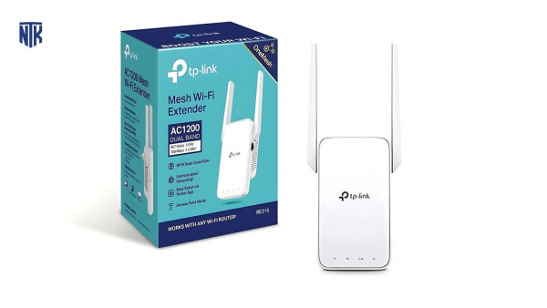 Bộ mở rộng sóng wifi TP-Link RE315 (Chuẩn AC/ AC1200Mbps/ 2 Ăng-ten ngoài/ Wifi Mesh/ 15 User)