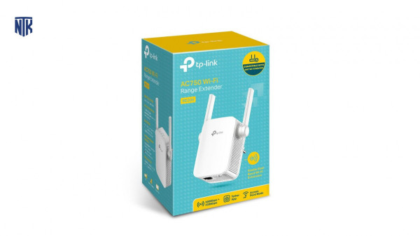 Bộ mở rộng sóng wifi TP-Link RE205 (Chuẩn N/ AC750Mbps/ 2 Ăng-ten ngoài/ 15 User)