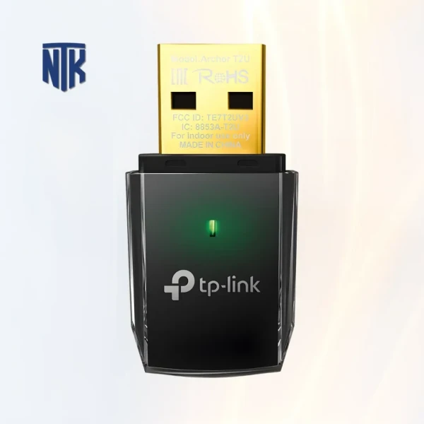 USB Wifi 5 TP-Link Archer T2U | AC600 | 433Mbps/5GHz + 200Mpbs/2.4GHz
