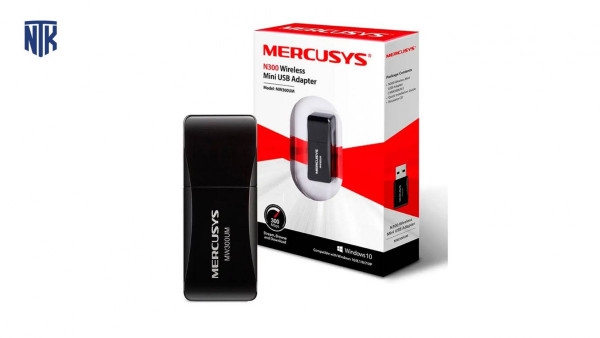 Card mạng không dây USB Mercusys MW300UM Tốc độ N300Mbps