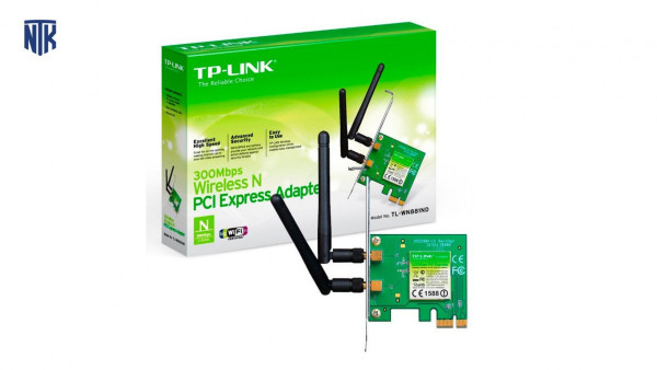 Cạc mạng không dây TP-Link PCI-E TL-WN881ND (Chuẩn N/ 300Mbps/ 2 Ăng-ten ngoài)