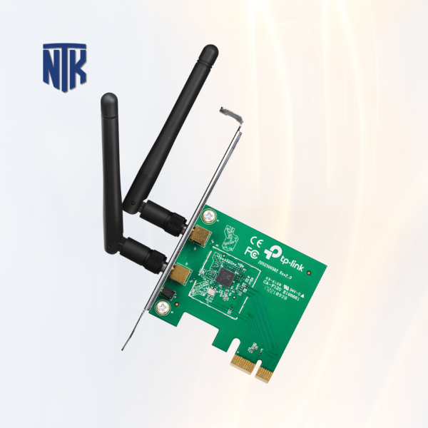 Card Wifi 4 TP-Link TL-WN881ND | PCIe | Chuẩn N 300Mbps | 2 Ăng-ten