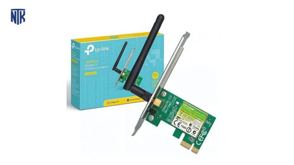 Cạc mạng không dây TP-Link PCI-E TL-WN781ND (Chuẩn N/ 150Mbps/ 1 Ăng-ten ngoài)