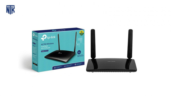 Bộ phát wifi 4G TP-Link Archer MR200 (AC750Mbps/ Chuẩn AC/ 2 Ăng-ten ngoài/ Sim 4G/ 35 User)