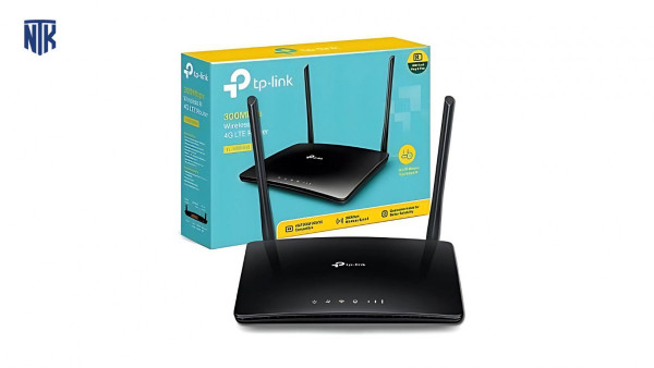 Bộ phát wifi 4G TP-Link TL-MR6400 (300Mbps/ Chuẩn N/ 2 Ăng-ten ngoài/ Sim 4G/ 25 User)