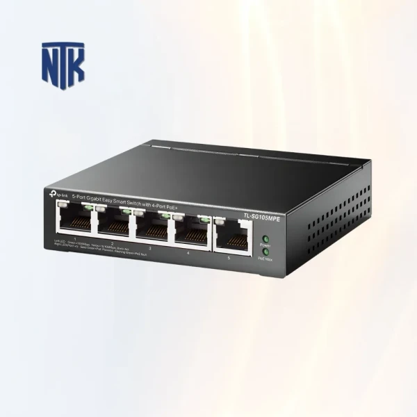 Switch thông minh Easy Smart 5 cổng Gigabit TP-LINK TL-SG105MPE (Hàng dự án - Vui lòng liên hệ)