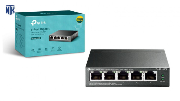 Easy Smart Switch 5 cổng Gigabit TP-LINK TL-SG105PE